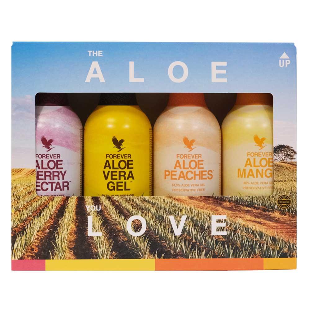 4-Pack Mix Forever Aloe Vera Gel